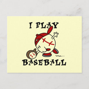 Postal Camisetas y regalos divertidos de béisbol