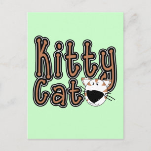 Postal Camisetas y regalos lindos del gato del gatito