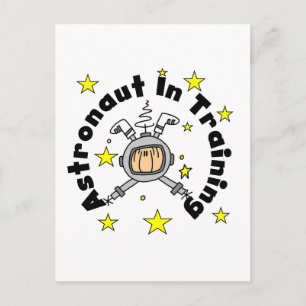 Postal Camisetas y regalos para astronautas en formación