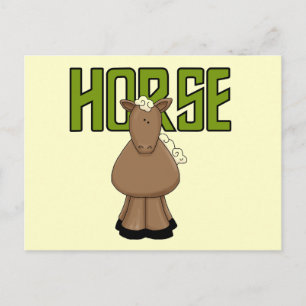 Postal Camisetas y regalos para caballos