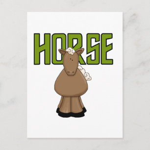 Postal Camisetas y regalos para caballos