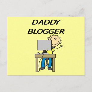 Postal Camisetas y regalos para Daddy Blogger