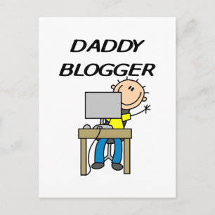 Postal Camisetas y regalos para Daddy Blogger
