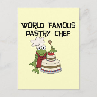 Postal Camisetas y regalos para el chef de Frog Pastry