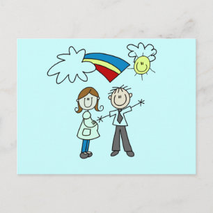 Postal Camisetas y regalos para futuros mamás y papás