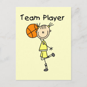Postal Camisetas y regalos para jugadores de baloncesto