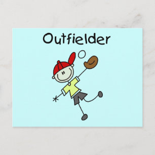 Postal Camisetas y regalos para niños outfielders