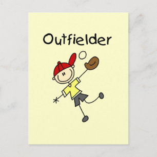 Postal Camisetas y regalos para niños outfielders