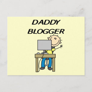 Postal Camisetas y regalos para papá bloguero