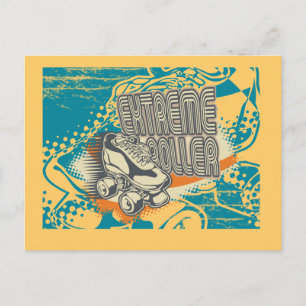 Postal Camisetas y regalos para rodillos extremos