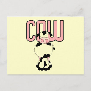Postal Camisetas y regalos para vacas
