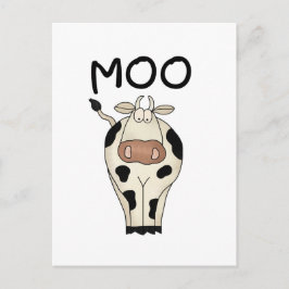 Postal Camisetas y regalos para vacas moo