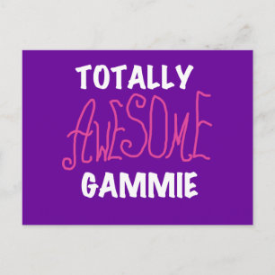 Postal Camisetas y regalos todo asombroso Gammie rosados