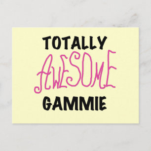 Postal Camisetas y regalos todo asombroso Gammie rosados