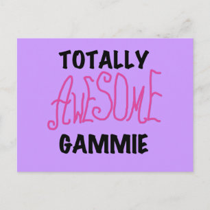 Postal Camisetas y regalos todo asombroso Gammie rosados