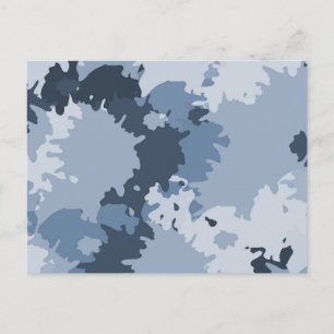 Postal Camo azul