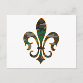 Postal Camo Fleur De lis