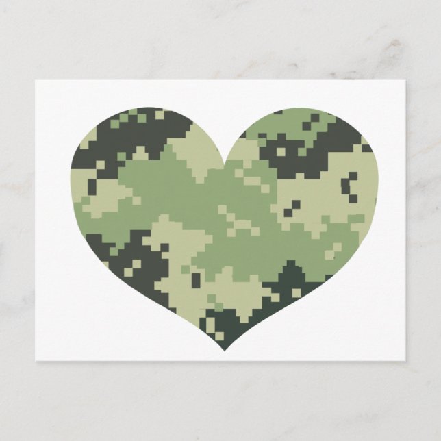 Postal Camo Heart (Anverso)