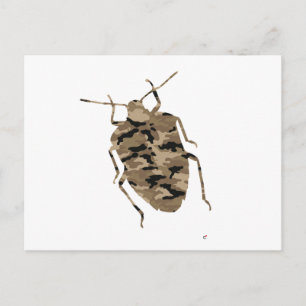 Postal Camouflage Cockroach Silhouette