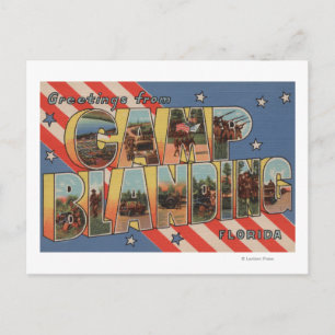 Postal Camp Blanding, Florida - Grandes Escenas de letras