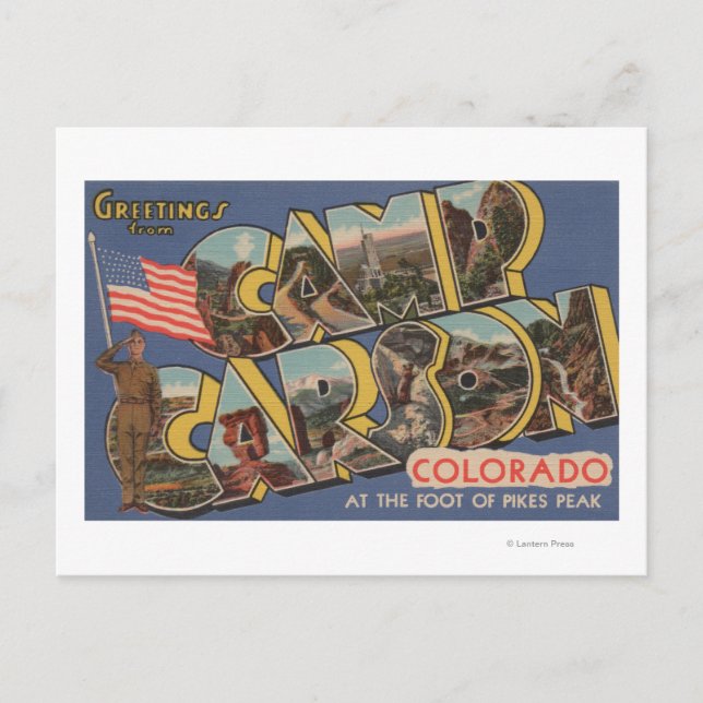 Postal Camp Carson, Colorado - Pico Pikes (Anverso)