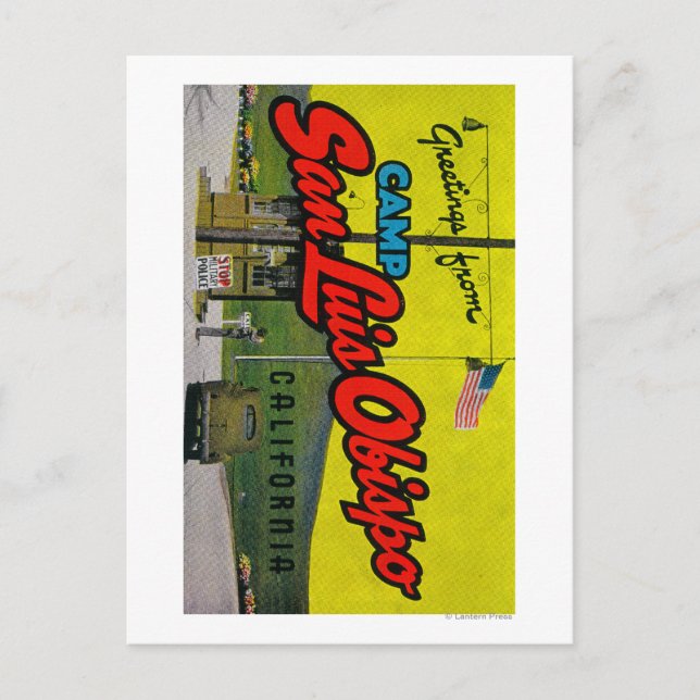 Postal Camp San Luis Obispo, California (Anverso)
