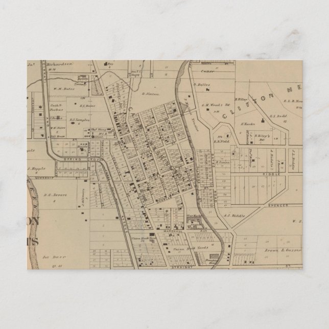 Postal Camp Washington, Clifton Heights, Ohio (Anverso)