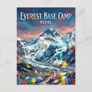 Postal Campamento Base del Everest Nepal