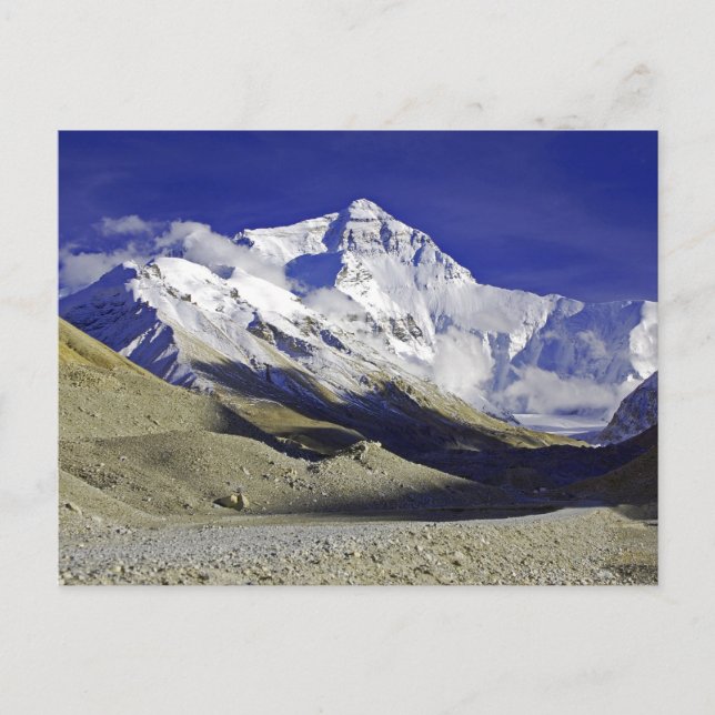 Postal Campamento Base Everest Tibet (Anverso)