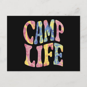 Postal Campamento Chicas de Verano Vida de Campamento Tie