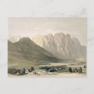 Postal Campamento de Aulad-Said, Monte Sinaí, febrero