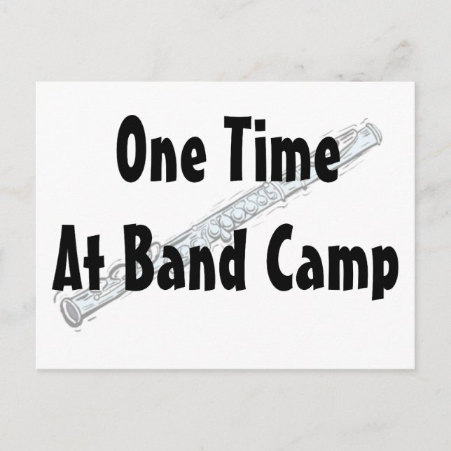 Postal Campamento de Banda (Anverso)