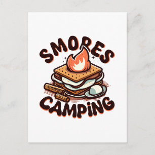 Postal campamento de smores