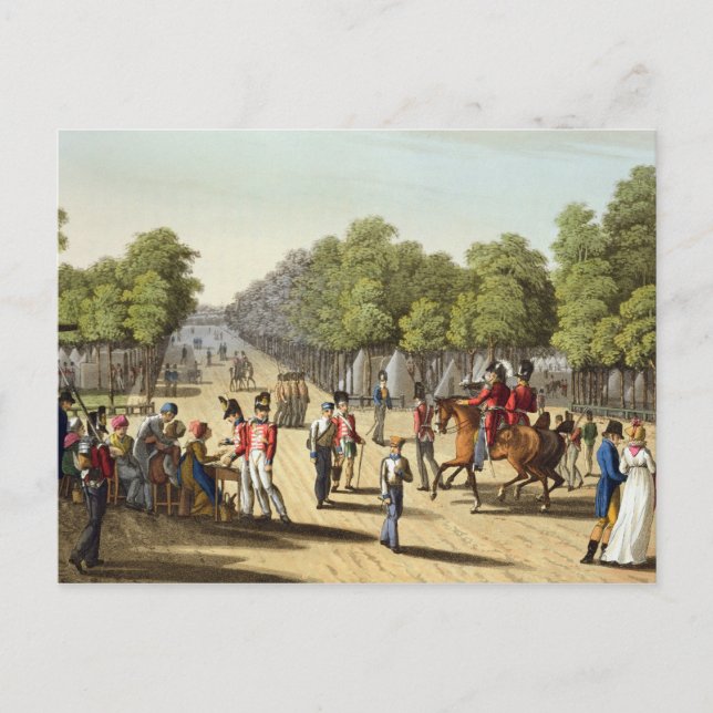 Postal Campamento del Ejército Británico en el Bois de Bo (Anverso)