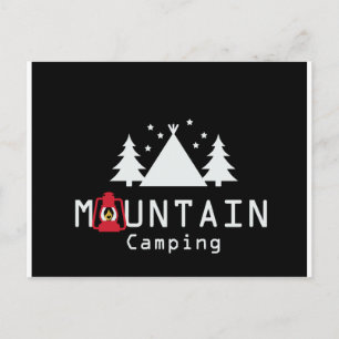 Postal campamento en la montaña