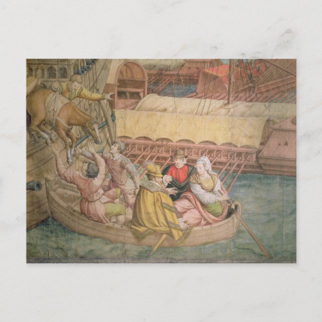 Postal Campaña contra el emperador Carlos V (Anverso)