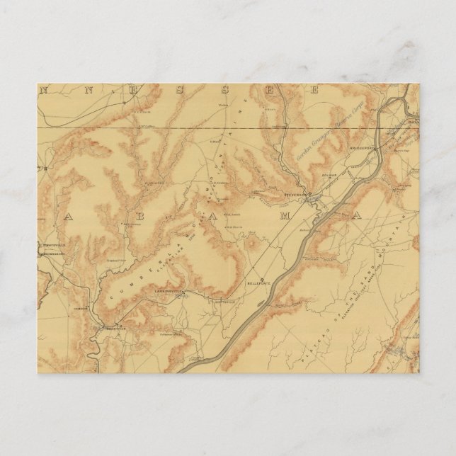 Postal Campaña de Chattanooga 3 (Anverso)