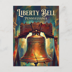 Postal Campana de la Libertad Pennsylvania