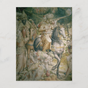 Postal Campaña del emperador Carlos V contra los turcos