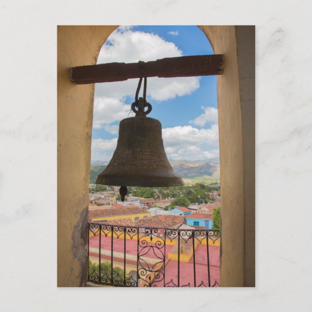 Postal Campana en una torre de iglesia, Cuba (Anverso)