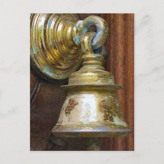 Postal Campana hindú Chettiar en la puerta del templo