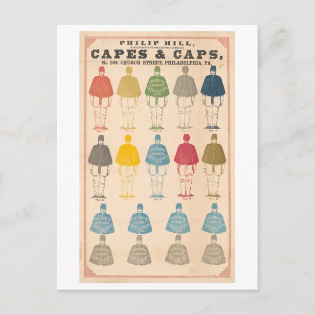 Postal Campaña Presidencial Caps y Letras Publicidad (Anverso)