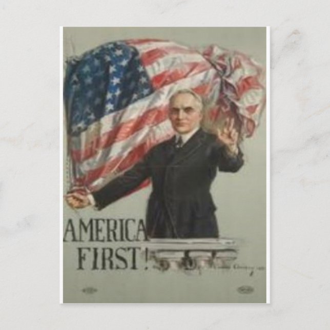 Postal Campaña Presidencial de 1920 (Anverso)