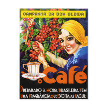 Campanha Da Boa Bebida Café Vintage Ad Poster