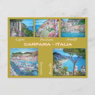 Postal Campania, Italia - Postcard