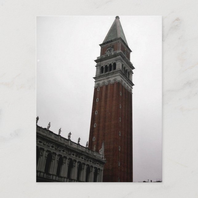 Postal Campanile Piazza San Marco (Anverso)