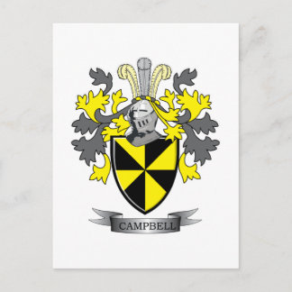 Postal Campbell Familia Crest Escudo de brazos