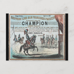 Postal Campeón Clipper Sailing