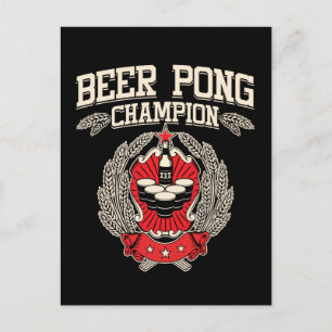 Postal Campeón de Beer Pong