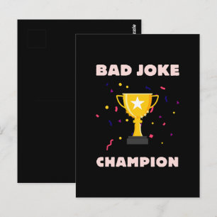 Postal Campeón de chistes malos